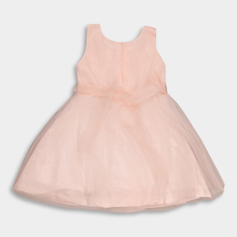 Girls' Frock, हल्का गुलाबी, large image number null