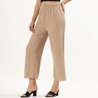 Women's Muted Beige Skinny Fit Textured Harem Pants, गहरा पीला, small image number null