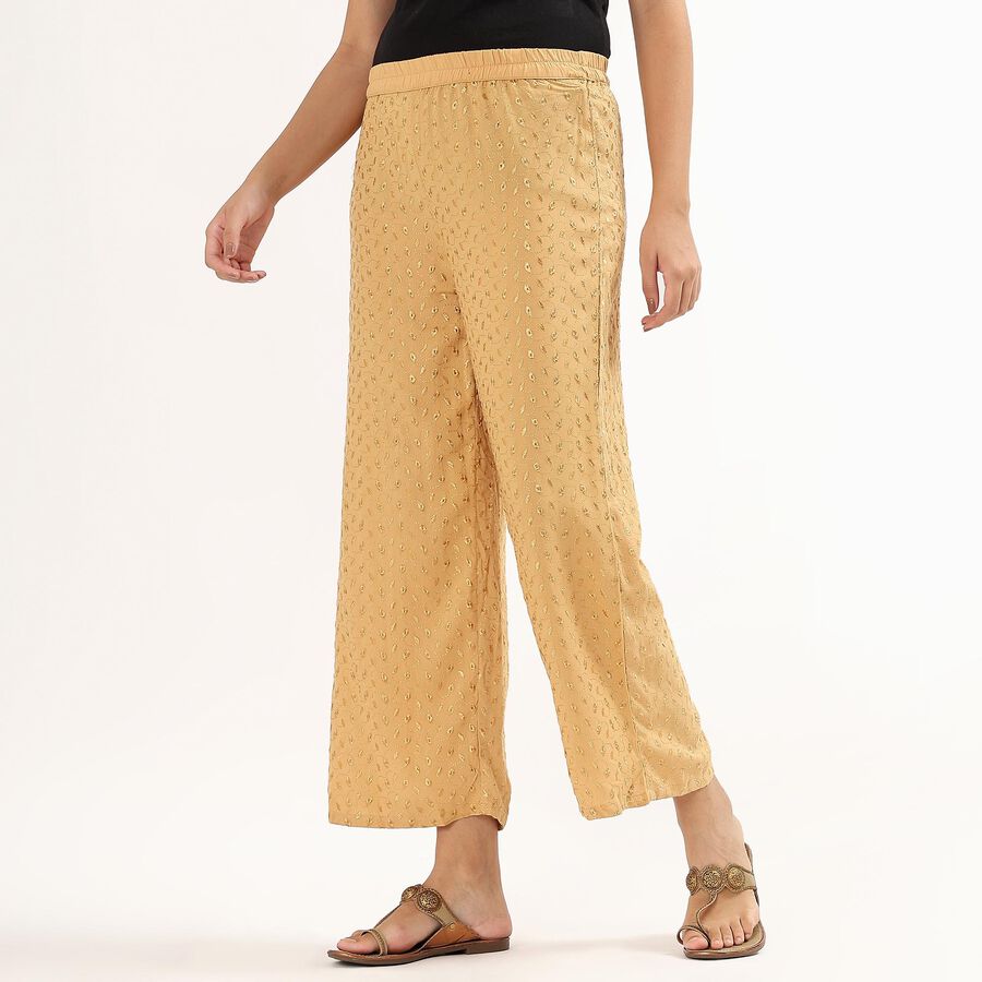 Ladies' Palazzos, गहरा पीला, large image number null