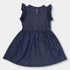 Girls' Frock , Mid Blue, small image number null