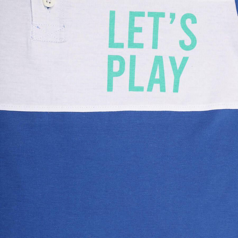 Boys' Half Sleeves T-Shirt, रॉयल ब्लू, large image number null