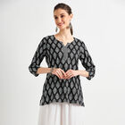 All Over Print Kurti, Black, small image number null