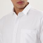 Men's Regular Collar Casual Shirt, White, small image number null