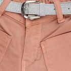 Girls' Dusty Pink Wide-Leg High Waist Jeans, हल्का गुलाबी, small image number null