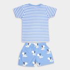 Infant Boys' 100% Cotton Baba Suit , मध्यम नीला, small image number null