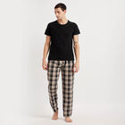 Checks Track Pants, Beige, small image number null