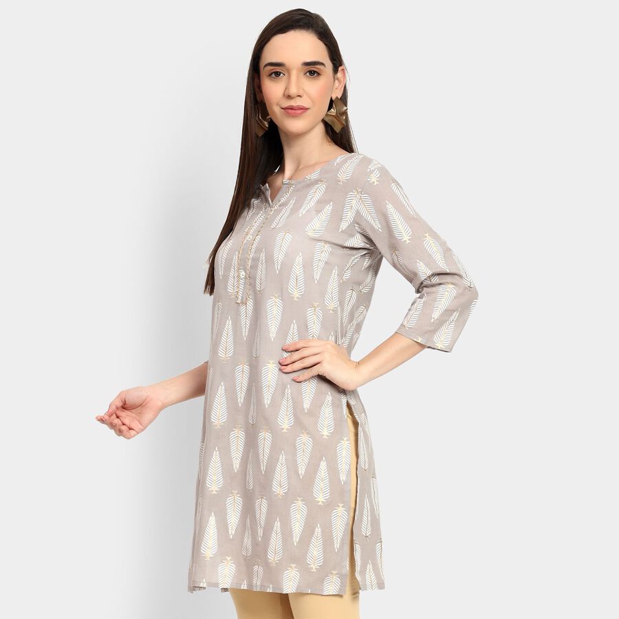 Ladies' Kurta, हल्का ग्रे, large image number null