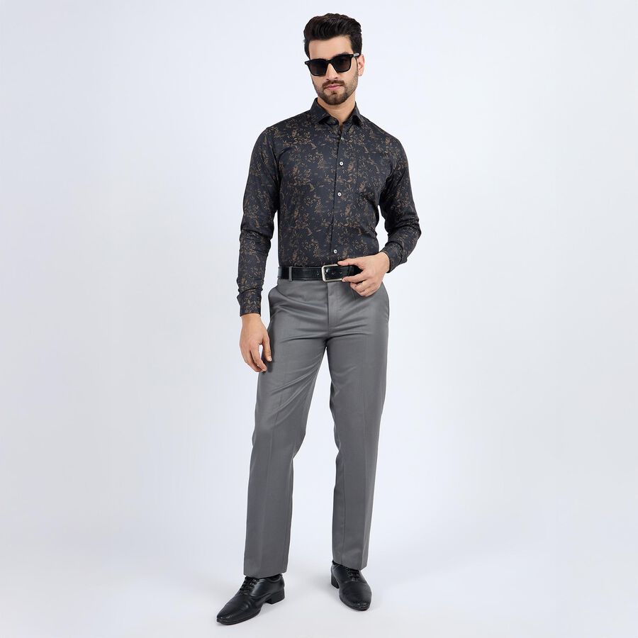 Men's Formal Shirt , Black, large image number null
