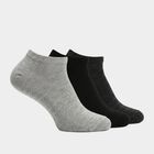 Men's Ankle Length Pack of 3 Socks ( Grey, Charcoal, Black ), चारकोल, small