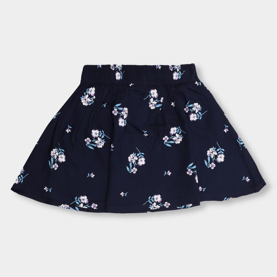 Girls' Skirt , नेवी ब्लू, large image number null