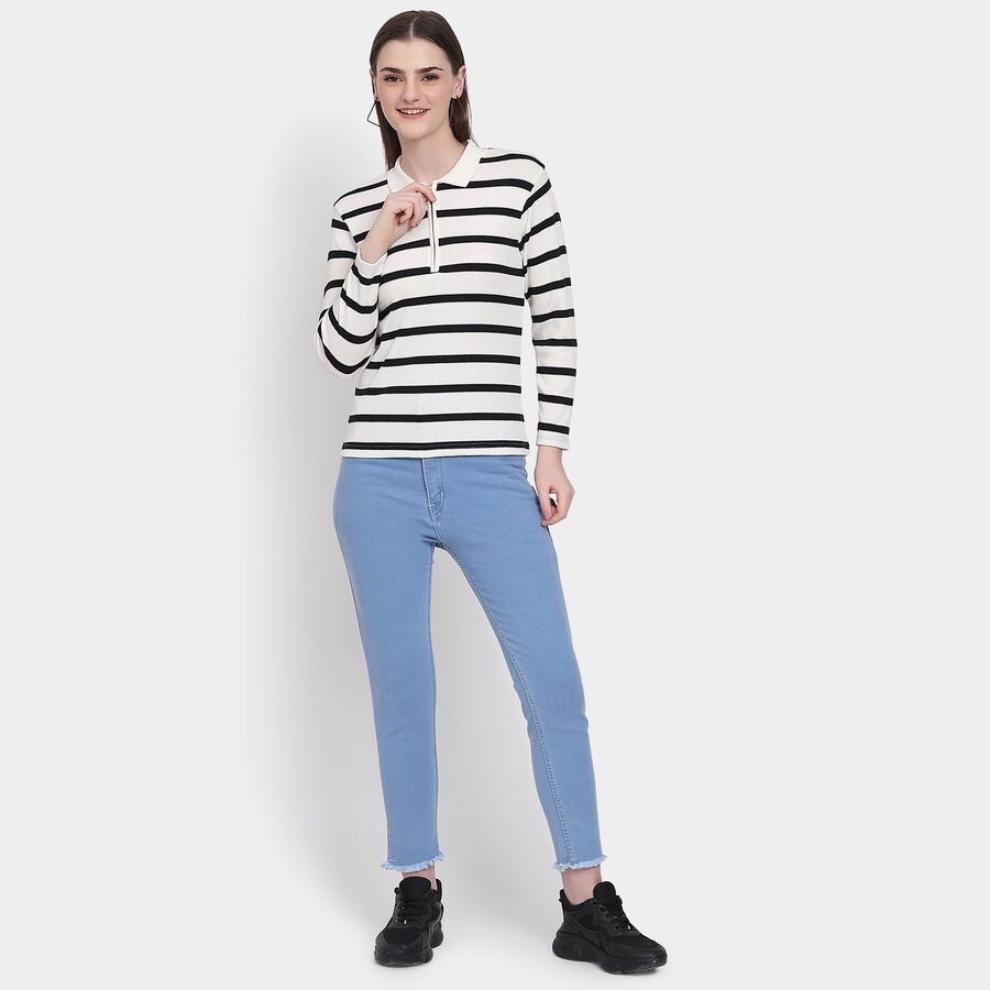 Ladies' Top, Off White, large image number null