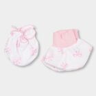 Infants' 100% Cotton Gift Set (Cap, Mittens, Booties), Light Pink, small image number null