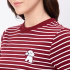 Women's RST Cotton Round Neck Casual T-Shirt, Rust, small