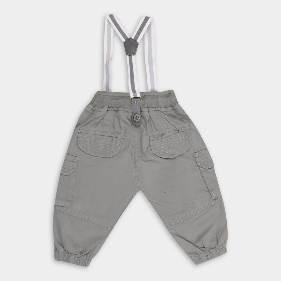 Infants' 100% Cotton Cotton Trousers, हल्का ग्रे, large image number null