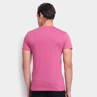 Men's Round Neck Half Sleeves T-Shirt, Light Pink, small image number null