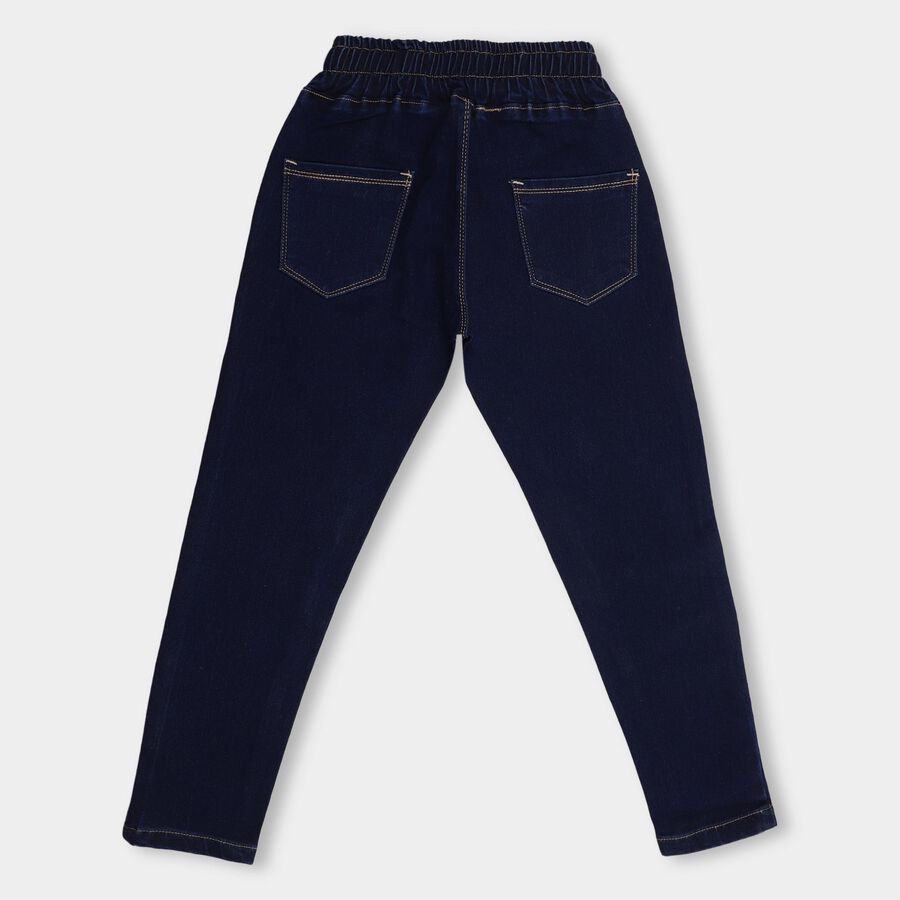 Girls' Jeans, Mid Blue, large image number null