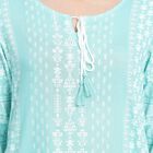 Ladies' Kurta, एक्वा, small image number null