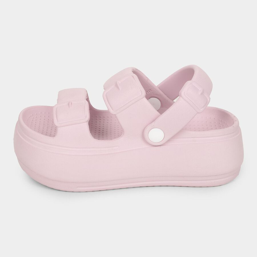 Women's Soft Pastel Pink Mule Slippers, Lilac, large