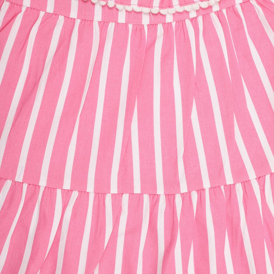 Infant Girls' 100% Cotton Frock , Pink, large image number null