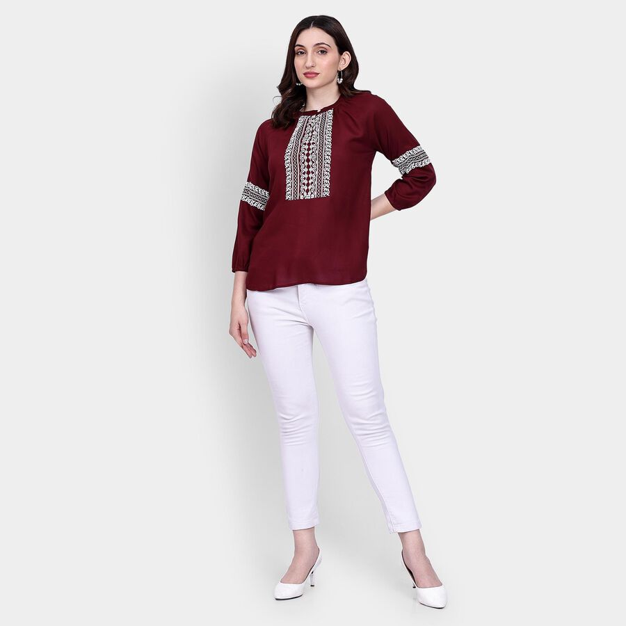 Ladies' Top , Wine, large image number null