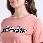 Ladies' Round Neck T-Shirt , Pink, small image number null