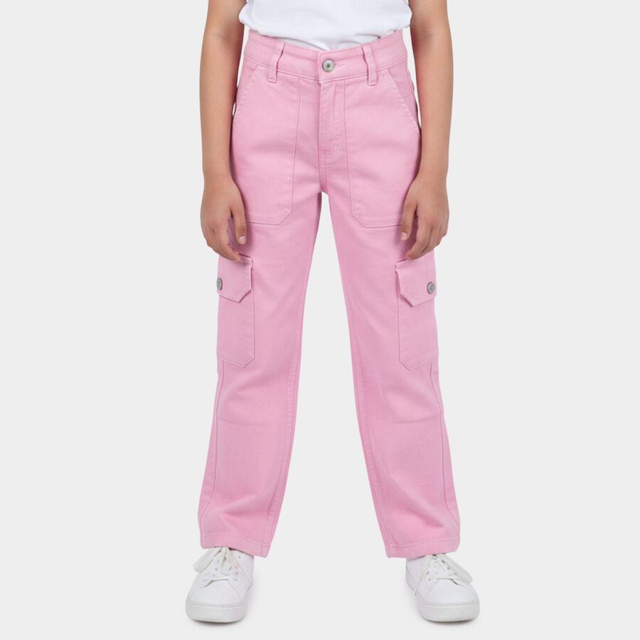 Girls' Jeans, Light Pink, large