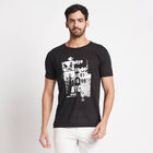 Round Neck T-Shirt, Black, small image number null