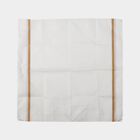 Men's White Striped Pack of 3 Handkerchief, White, small