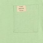 Boys Light Green Cotton Round Neck Casual Boys T-Shirt, हल्का हरा, small