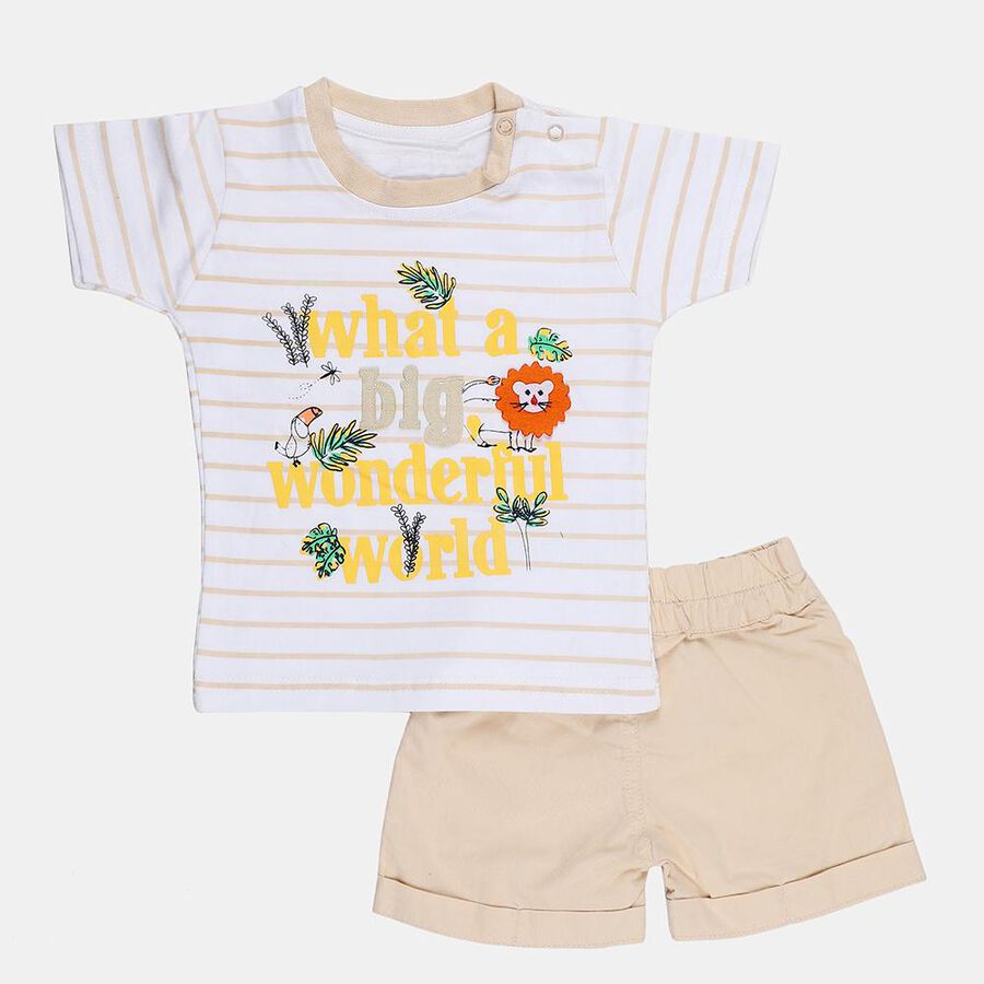 Infants' Baba Suit, गहरा पीला, large