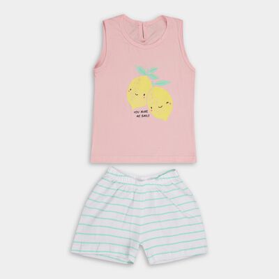 Infant Girls' 100% Cotton Short Set