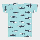 Boys Cotton T-Shirt, हल्का नीला, small image number null