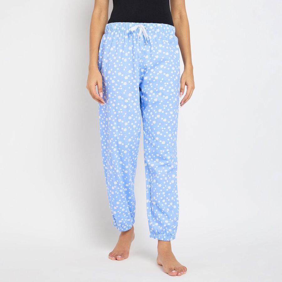 Ladies' 100% Cotton Pyjama , Light Blue, large image number null