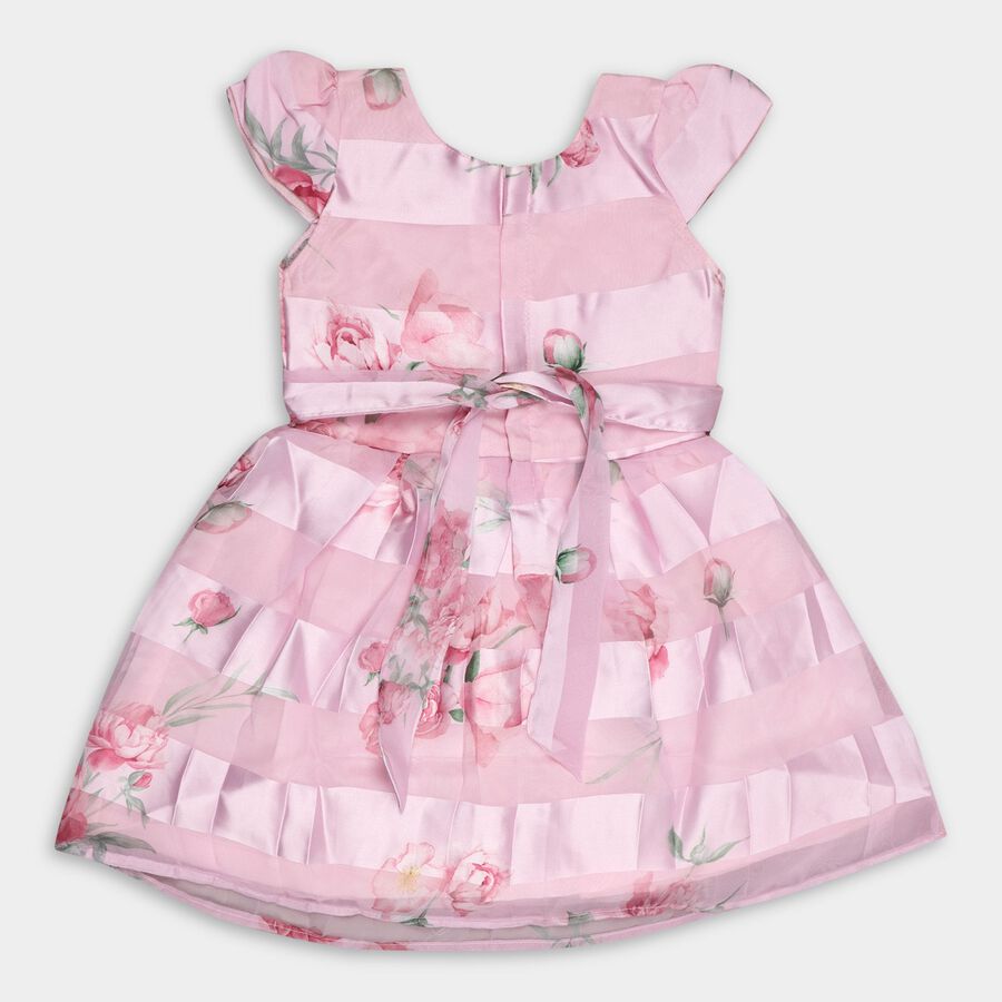 Girl's Frock, Light Pink, large image number null