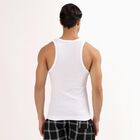 Men's 100% Cotton Vest (Pack of 2), सफ़ेद, small image number null