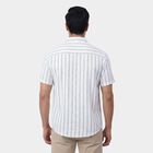 Men's White Spread Collar Classic Shirt, White, small
