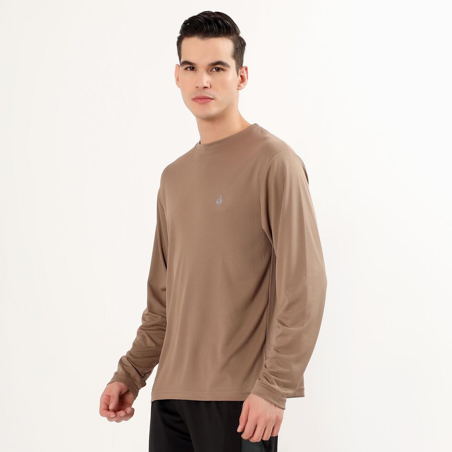 Men's T-Shirt, भूरा, large image number null