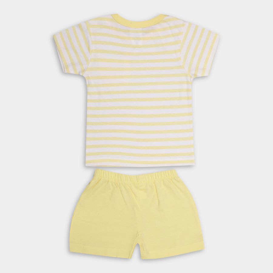 Infants' 100% Cotton Baba Suit , Yellow, large image number null