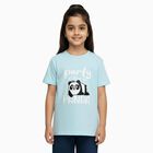 Girls' T-Shirt, एक्वा, small image number null