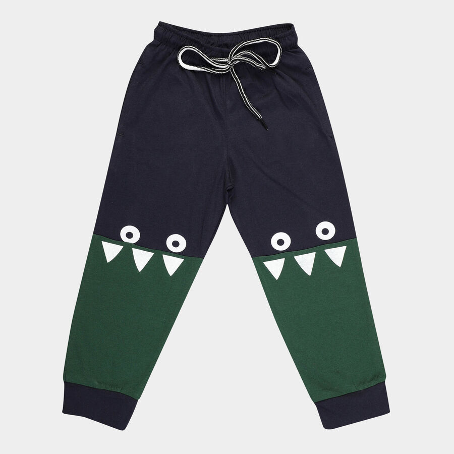 Boys Cut & Sew Pyjama, Navy Blue, large image number null