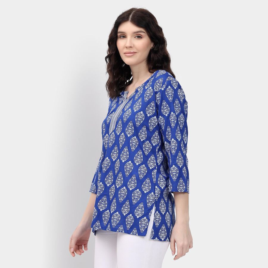 Ladies' Kurti , Royal Blue, large image number null