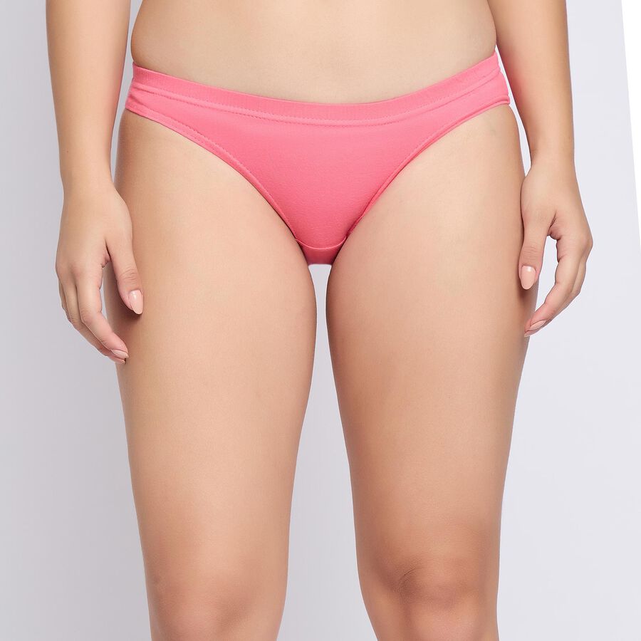 Ladies' 100% Cotton Panty , हल्का गुलाबी, large image number null