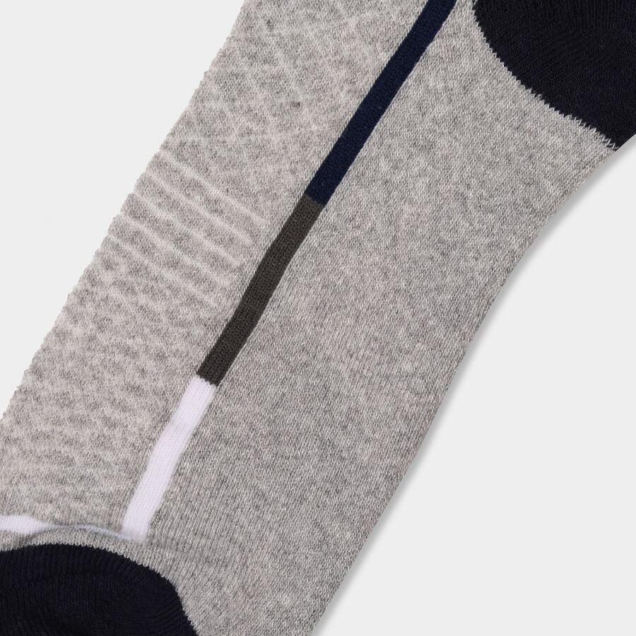 Sports Ankle Length Socks, Light Grey, large image number null