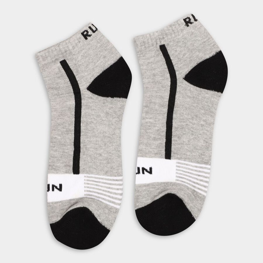 Men's Socks (Pack of 2), काला, large