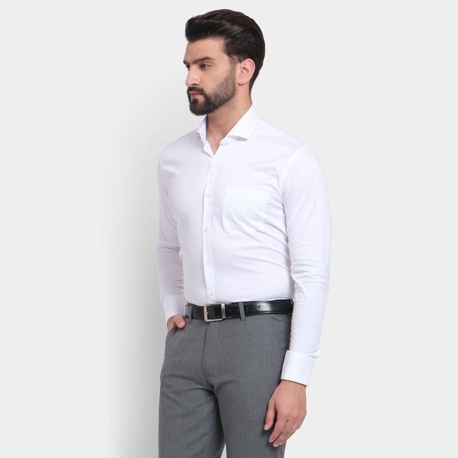 Men's Formal Shirt , सफ़ेद, large image number null