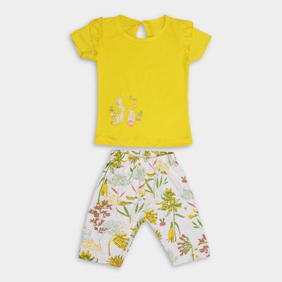 Infants' 100% Cotton Capri Set 