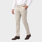Men's Silver Chino Trousers, सिल्वर, small