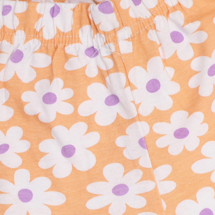Girls' Pyjama , Orange, large image number null