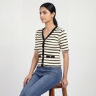Women's Black Solid Top, Black, small