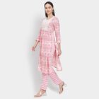 Ladies' Ethnic Set , गुलाबी, small image number null